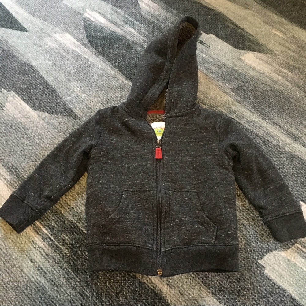 Cat & Jack 4T Teddy Bear Fleece Lined Hoodie